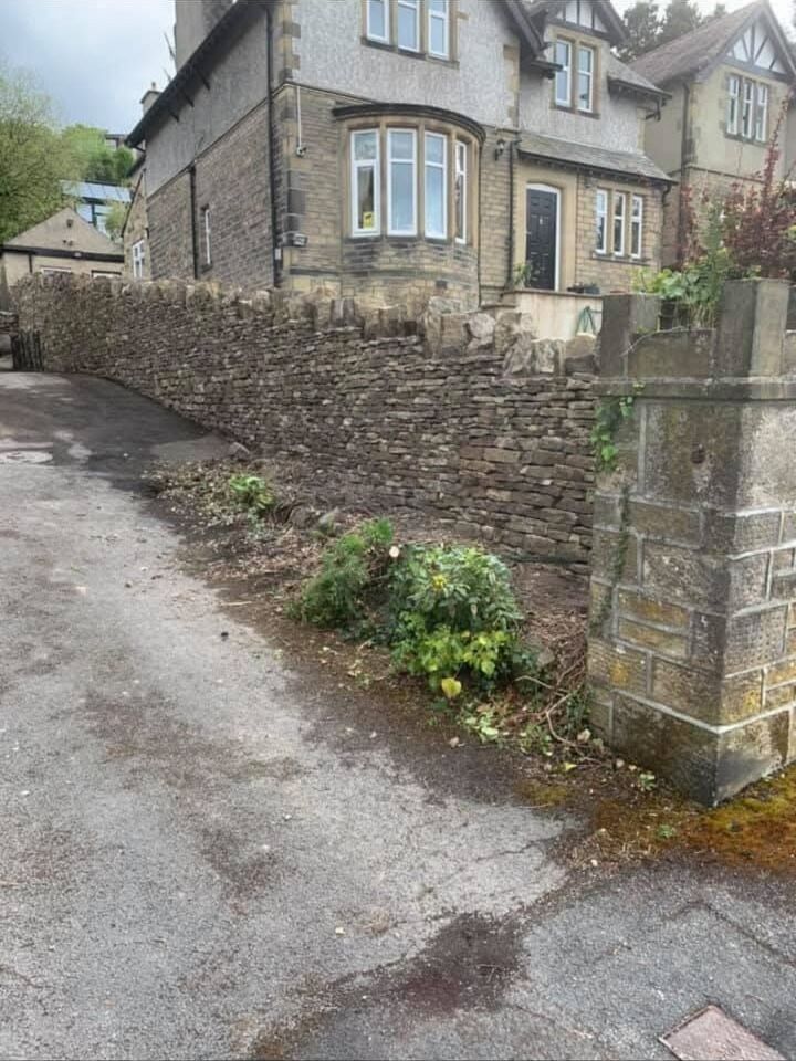 Dry Stone Dividing boundary wall, Utley